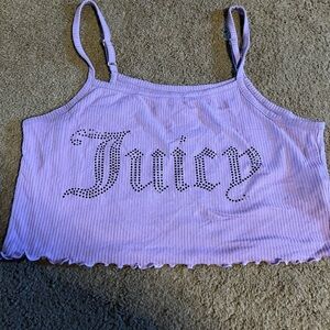 Juicy Couture Lavender Crop Top